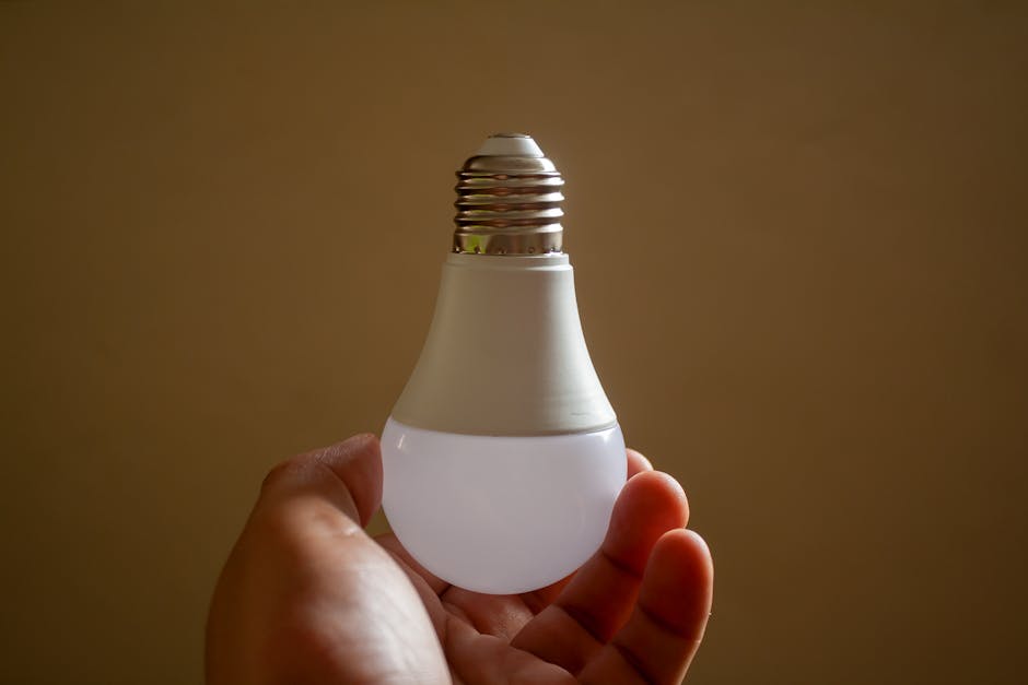 tecnología de iluminación LED para ahorrar energía eficientemente